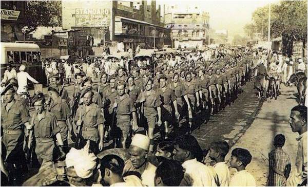 First Inniskilling in Lahore (1947)