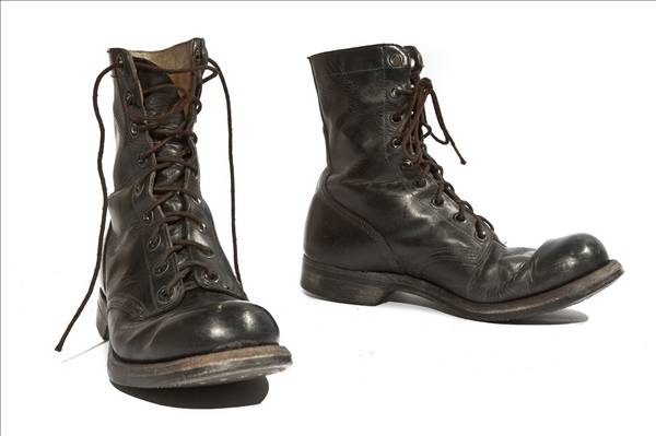 No sound of marching boots
