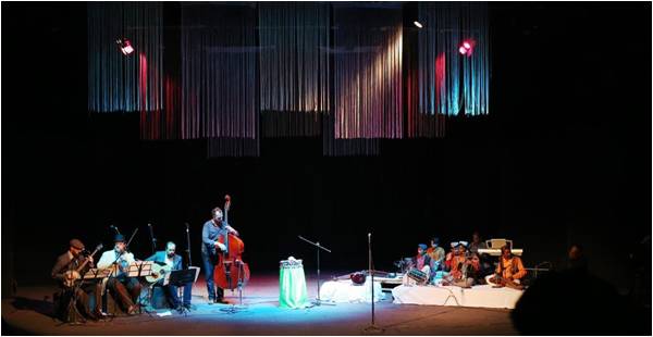 Sarangi, sitar and double bass