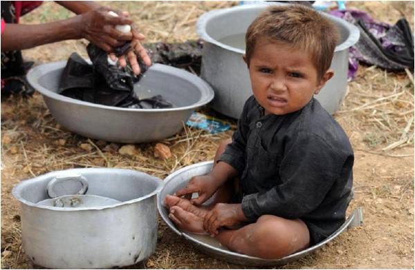 Development cannot be pushed on a hungry child