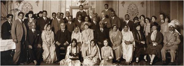 Punjabi students at Veeraswamy’s restaurant, London 1928