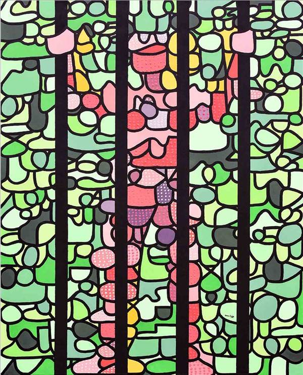 Dot and line at the Sanat Gallery