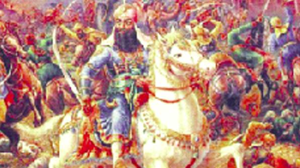 A diamond that bore the names of three Mughal emperors
