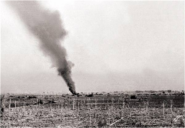 MiG-21 down