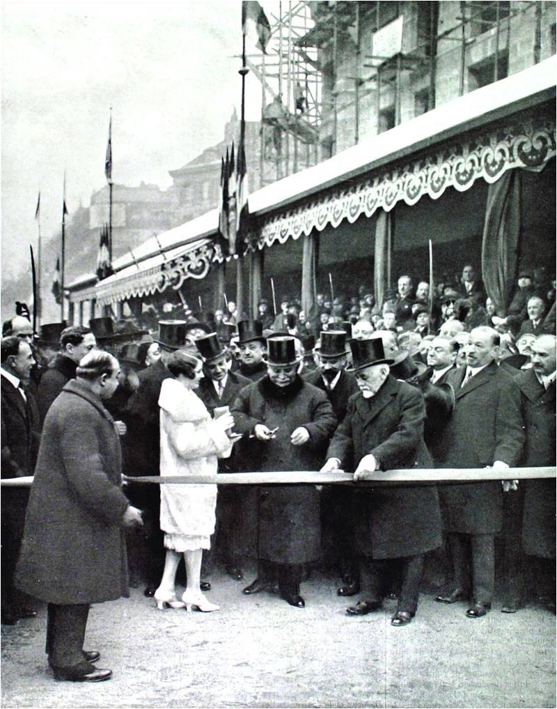 Boulevard Haussmann opens at last (1927)