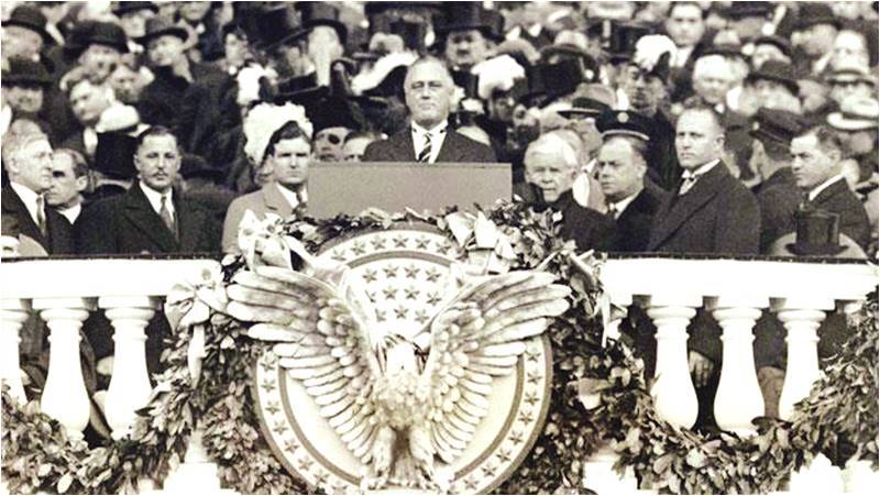 FDR’s first inauguration (1933)