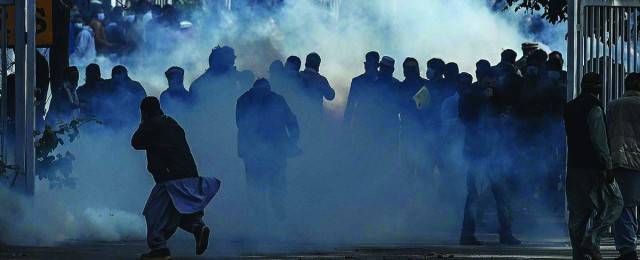 Testing teargas