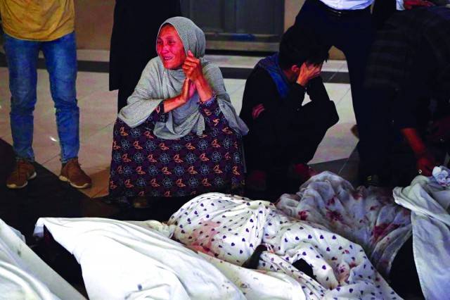 A grief-stricken world