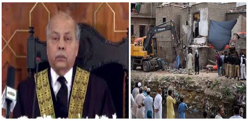 Chief Justice Says Gujjar Nullah Affectees Should Stay At CM House If Govt Can't Rehabilitate Them
