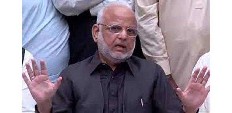 Senator Ejaz Chaudhry Of PTI Punjab Says He Will Greet Saad Rizvi With Flowers
