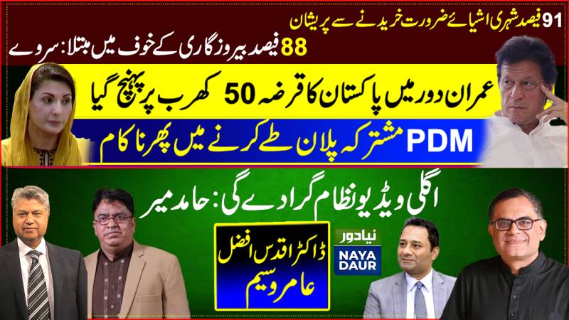 91% Pakistanis Worried About Inflation| Debt Reaches 50 Tn | Maryam & Saqib Nisar Audio | Hamid Mir