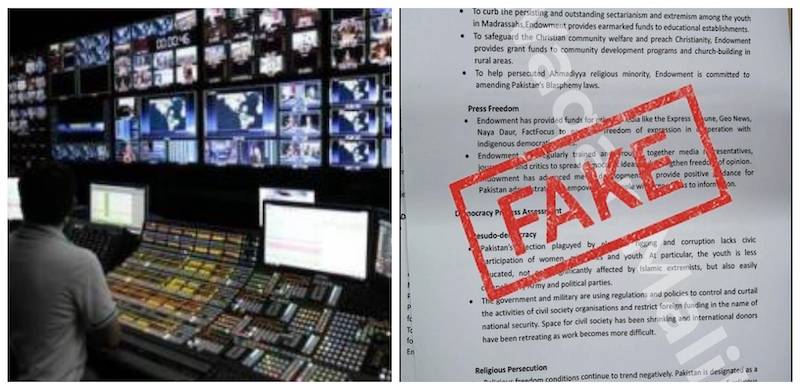 Busted: Pro Govt Propaganda Cells Circulating Fake Letter From US NGO