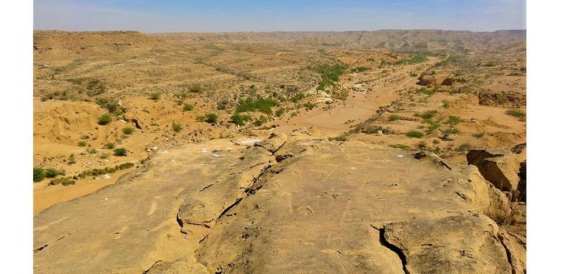 Ancient And Modern Rock Carvings At Lahut Tar, Karachi