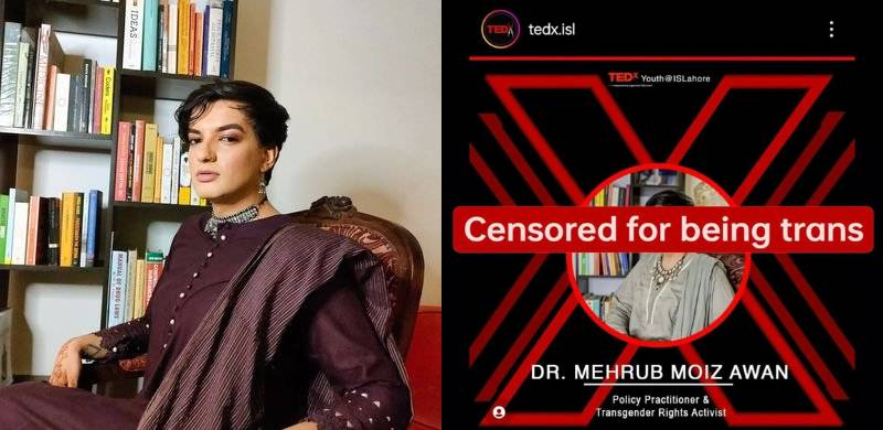 TED×ISL Bars Trans Icon Mehrub Moiz Awan From Addressing Event