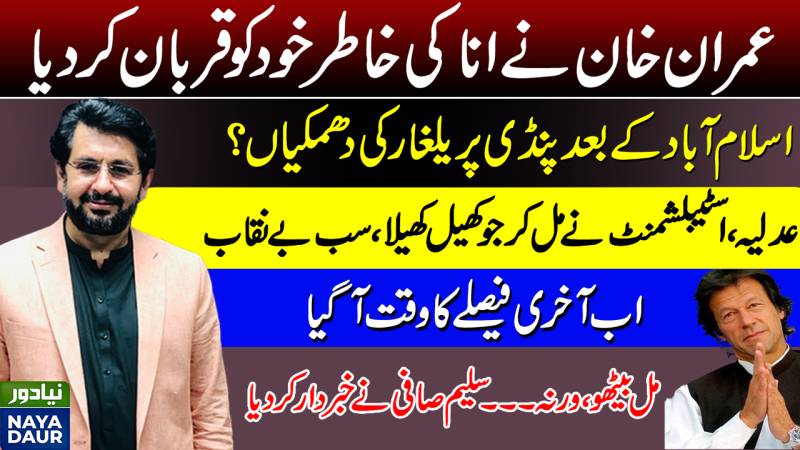 Imran Khan Needs To Sit Down With Govt And Discuss Charter Of Economy: Saleem Safi