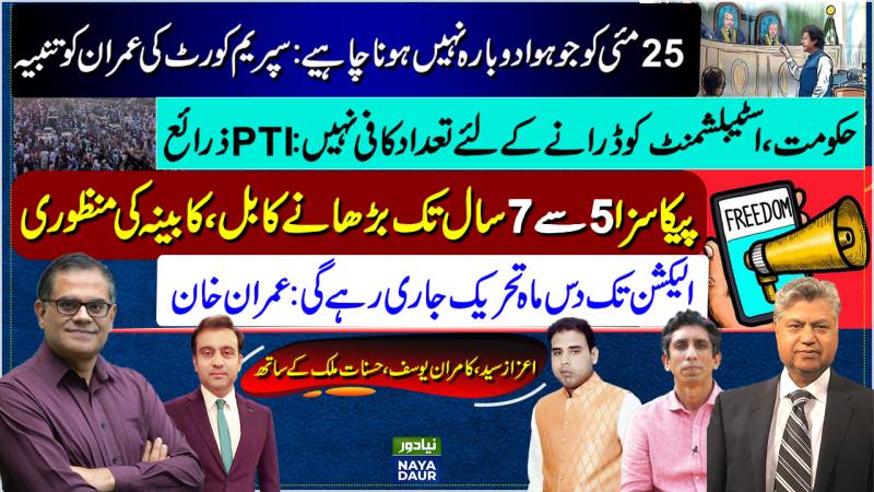 SC Warns PTI Against Contempt | Long March Not Big Enough | PECA Term Bill | Imran Backing Off