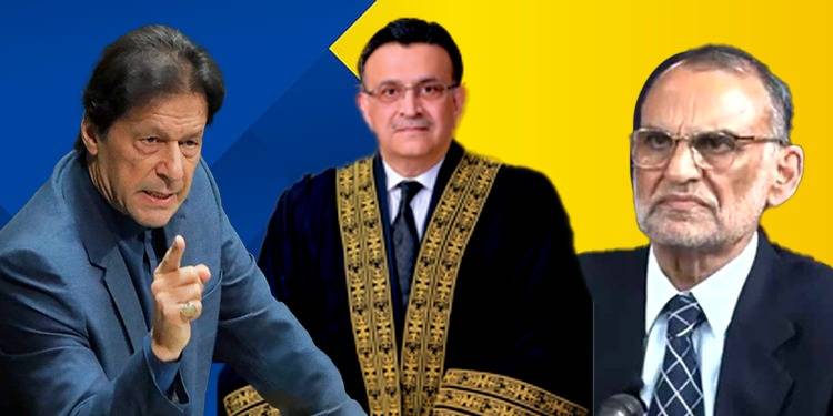 Imran Khan Demands Suo Motu Notice Of Azam Swati Footage