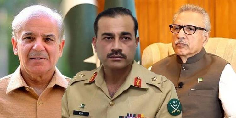 COAS-Designate Asim Munir Meets PM, President