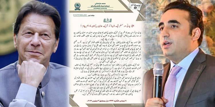 'TTP Considers PTI Its Ally, Will Use Militancy To Influence National Politics'