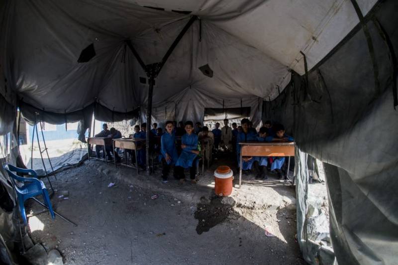 For Many Young Pakistanis, Tent Schools Are All They Know