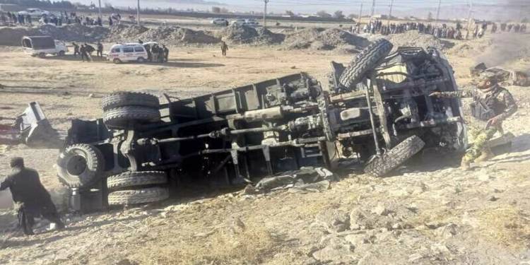 9 Martyred, 13 Injured As Suicide Bomber Hits Constabulary Van In Balochistan
