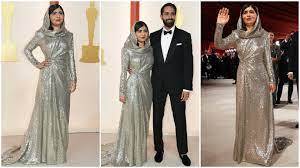 Malala Shimmers In Silver Dress At Oscars 2023 After Being Nominated For Award