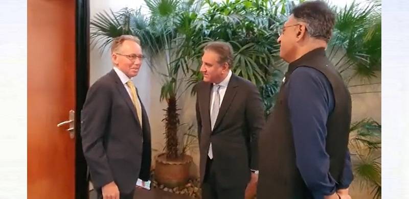 PTI Leaders Discuss Elections, Political Instability With Diplomatic Corps