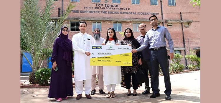 METRO Donates PKR 1 Million To The Citizens Foundation (TCF) For Sponsoring Child Education
