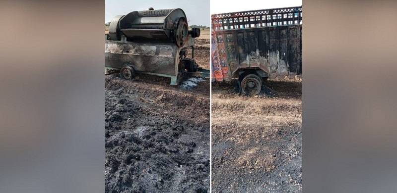 Woman Demands Justice As Crop Burnt To Ashes In Balochistan's Nasirabad