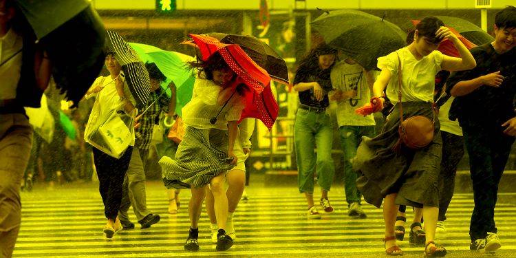 Typhoon Khanun Disrupts Flight Operations, Electricity Supply in Japan