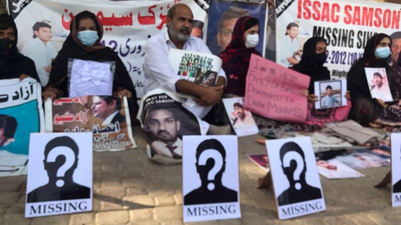 Standing Alone, Protesters Demand Justice Against Enforced Disappearances