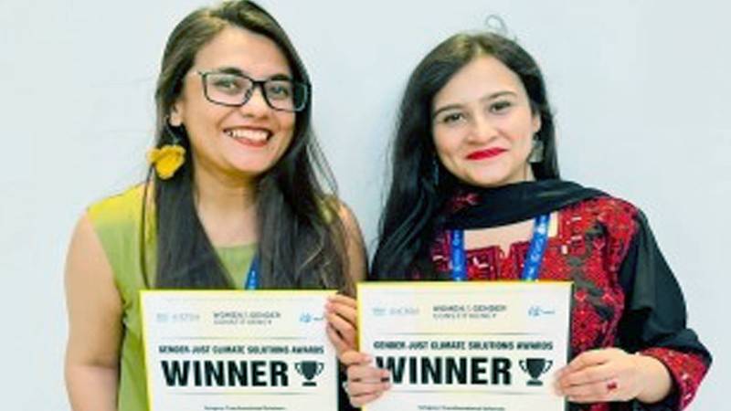 COP28: Two Pakistani Climate Activists Win Gender Just Solutions Award