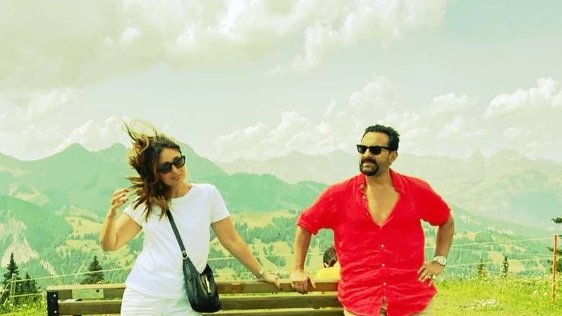 Kareena, Saif Enjoy Winter Holidays At Pataudi Palace
