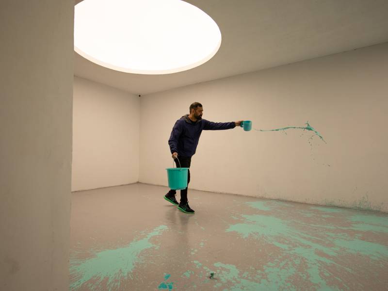 Artist Imran Qureshi Unveils Solo Show 