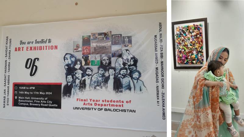 Fresh In Balochistan: Emerging Young Artists' Work On Display In Quetta