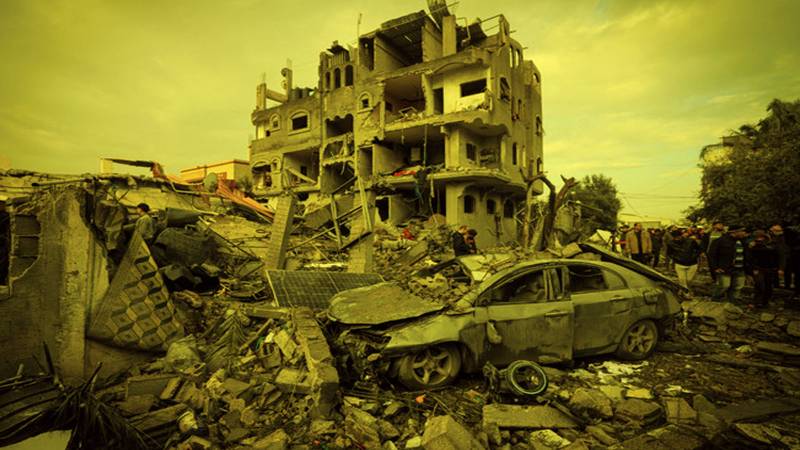 At Least 12 Killed As Israeli Jets Hit Refugee Camps In Gaza