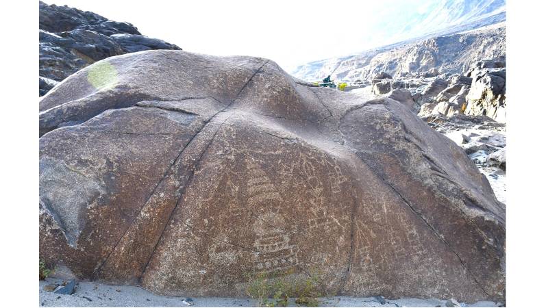 Buddhist Petroglyphs Of Chilas