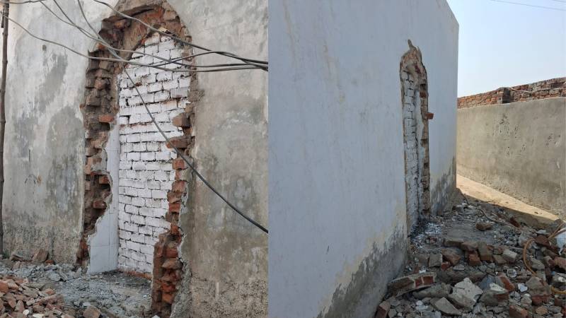 Police Demolish Minarets And Mihrabs Of Two Ahmadiyya Worship Places In Nankana Sahib Without Legal Orders