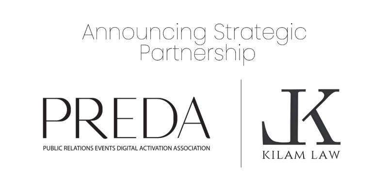 PREDA Announces Strategic Partnership With Kilam Law
