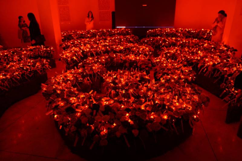 Roses Of Humanity Opens At Alhamra Arts Council - A Tribute In Bloom To Gaza’s Children