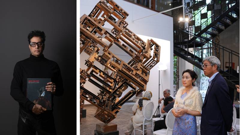 Copper, Calligraphy And Performance: Amin Gulgee's Monograph 'No Man's Land' Launched