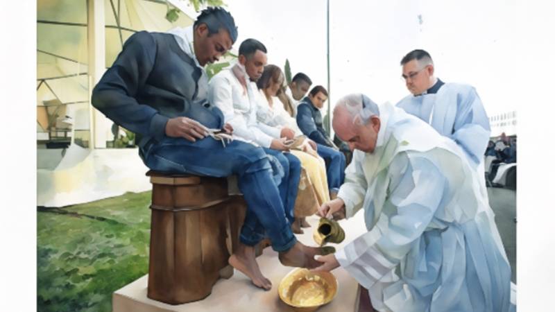 Washing Feet, Mending Worlds: The Saintly Acts Of Pope Francis