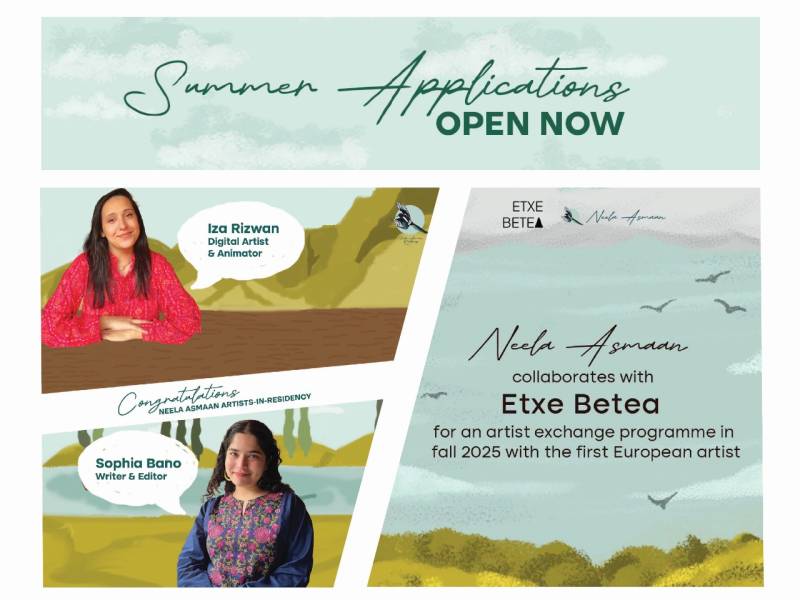 Neela Asmaan Launches First International Artist Exchange Programme With Etxe Betea, Spain