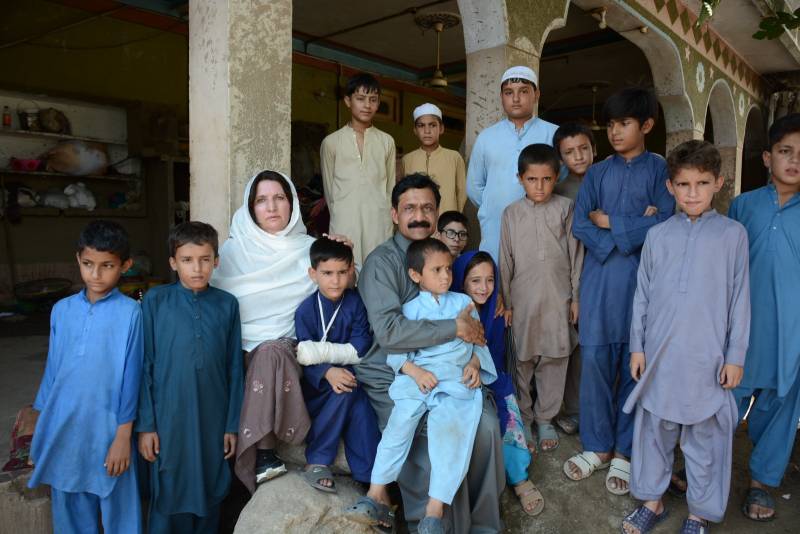 Malala Yousafzai's Parents Visit Flood-Hit Areas Of Khyber Pakhtunkhwa
