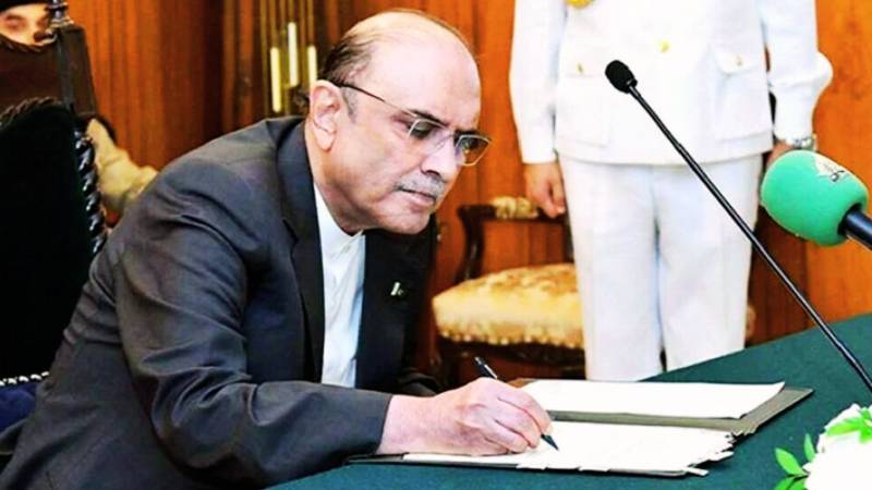 President Zardari Signs 27th Constitutional Amendment Into Law After Parliament’s Approval