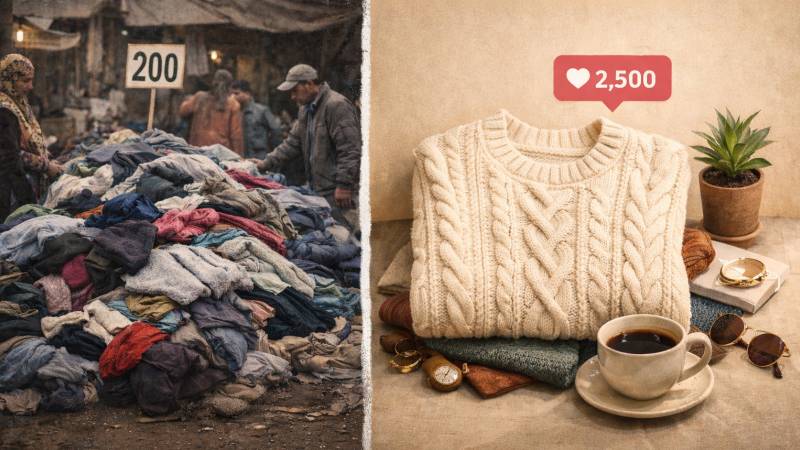From Landa To Instagram: How Thrift Fashion Reflects Class, Choice, And Culture In Pakistan