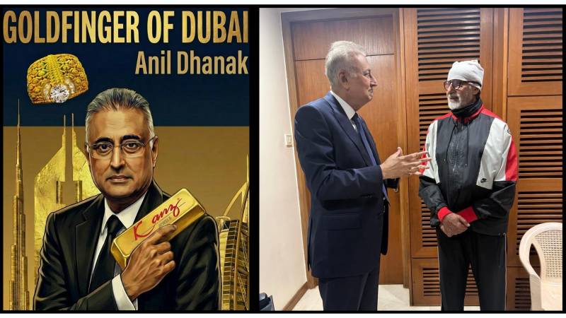 Guinness Record Holder Anil Dhanak Meets Bollywood Legend Amitabh Bachchan