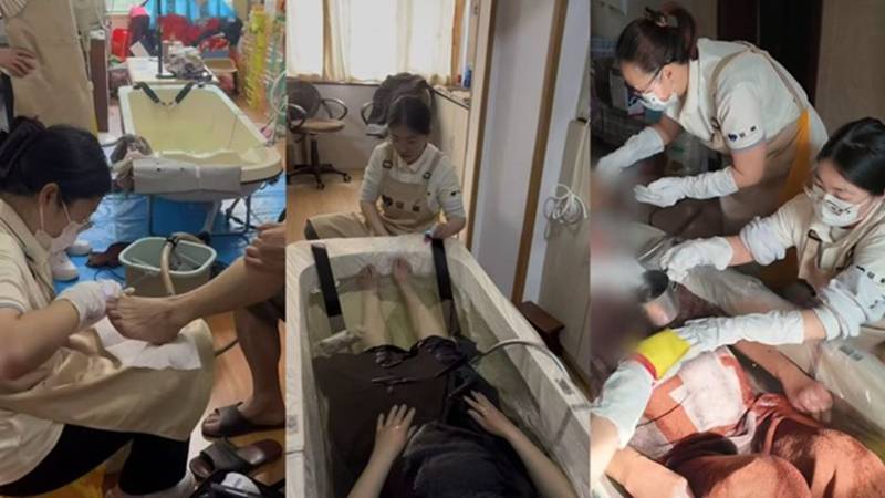 When Bathing Becomes A Battle: Documenting China's New Elder-Care Profession