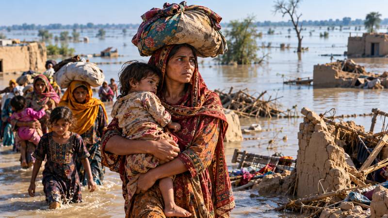 Pakistan’s Climate Crisis Is Also A Women’s Crisis